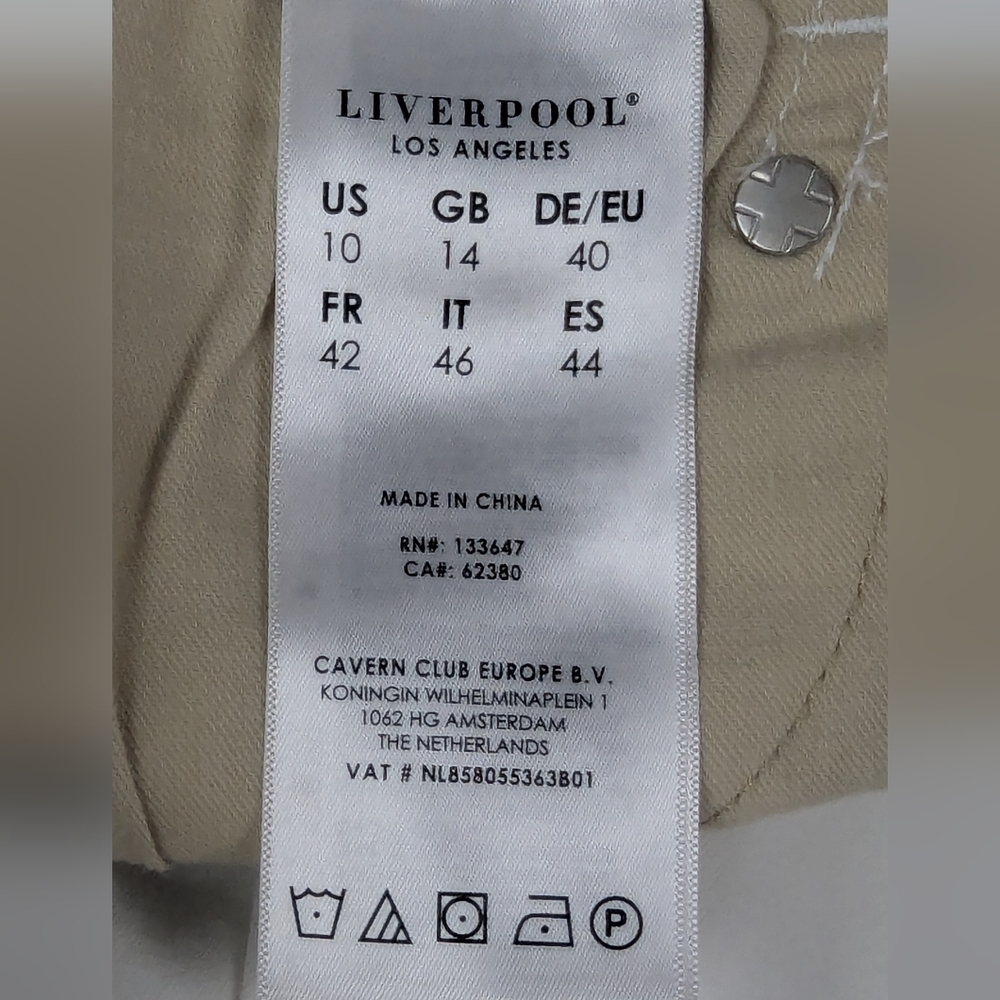 Liverpool Size 10 The Ankle Skinny In White - Picture 7 of 12